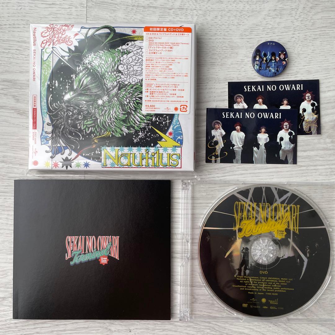 SEKAI NO OWARI Terminal DVD + フォトブック+ケース - メルカリ