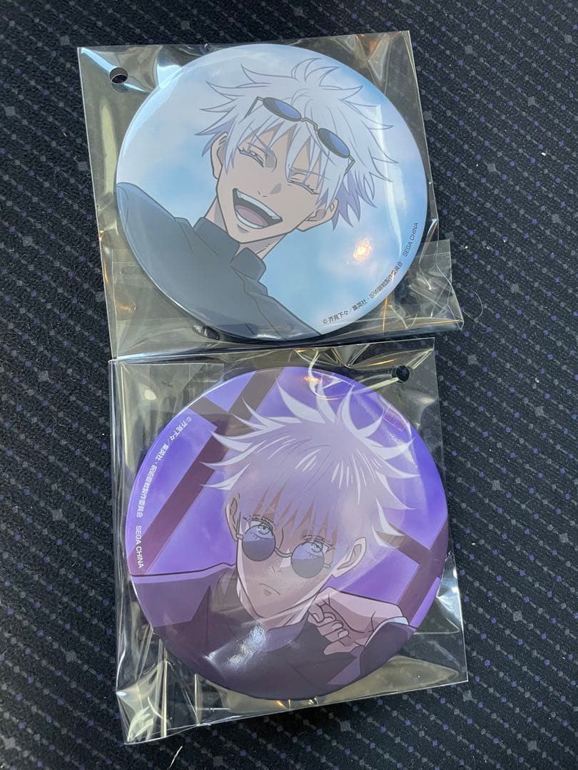 五条悟セガラッキーくじ缶バッチ×2