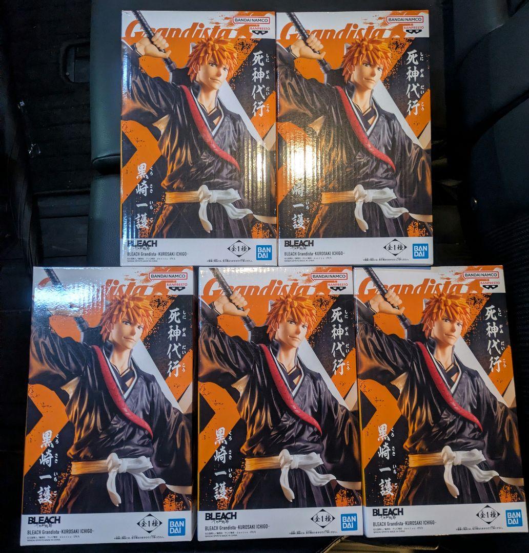 BLEACH Grandista 黒崎一護プライズフィギュア5体セット