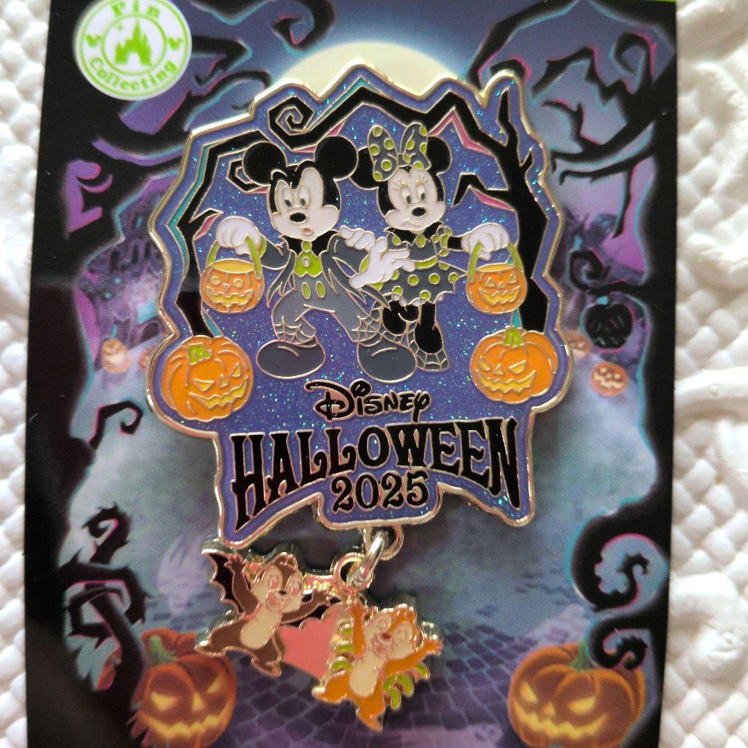 激レア】ディズニー ハロウィン ピンバッジ アメリカ限定 DLR】個性
