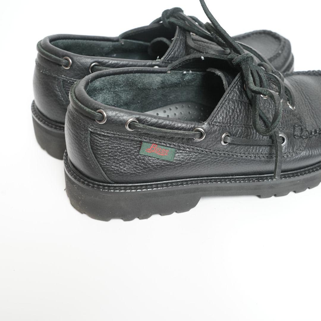 未使用級✨バーニーズニューヨーク×ジーエイチバス レザーデッキシューズ　27cm