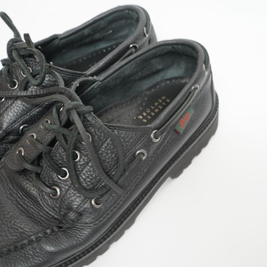 未使用級✨バーニーズニューヨーク×ジーエイチバス レザーデッキシューズ　27cm