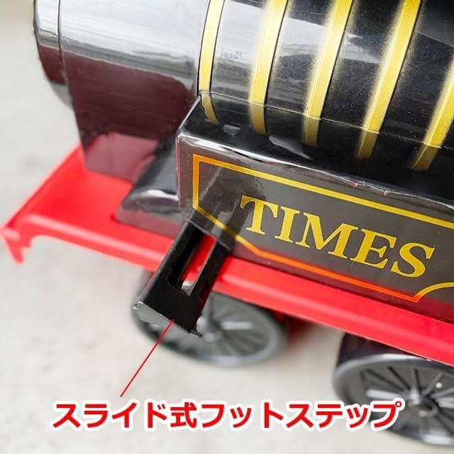 電動乗用 レトロ蒸気機関車SLタイプの電動乗用！ レールを走れてリアル感満載！