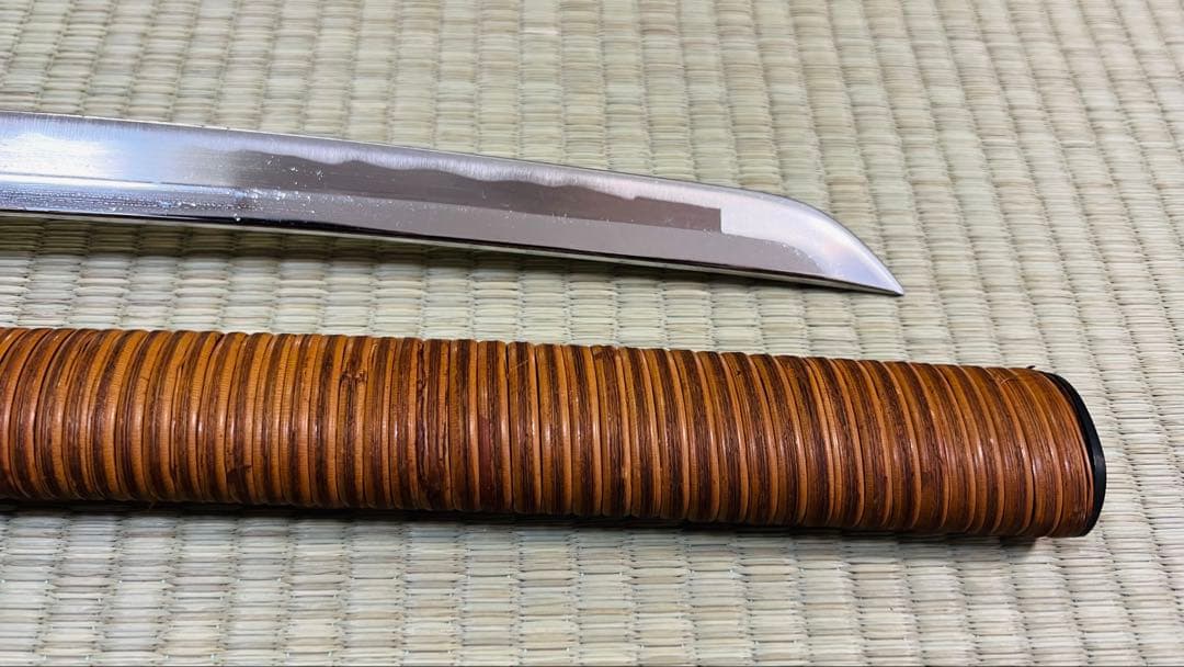 模造刀 大小 2振りセット 藤巻 鍔付き雲龍拵 笄付き 250519-4