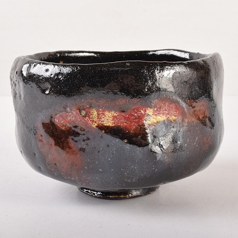 茶道具 楽吉左衛門 黒楽茶碗 共布共箱 D R7843 - メルカリ