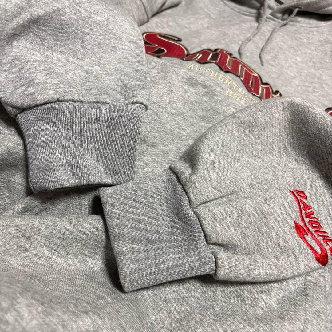 【新品タグ付】DAVOUCCIダヴォッチ パーカースウェット ロゴ刺繍　裏起毛