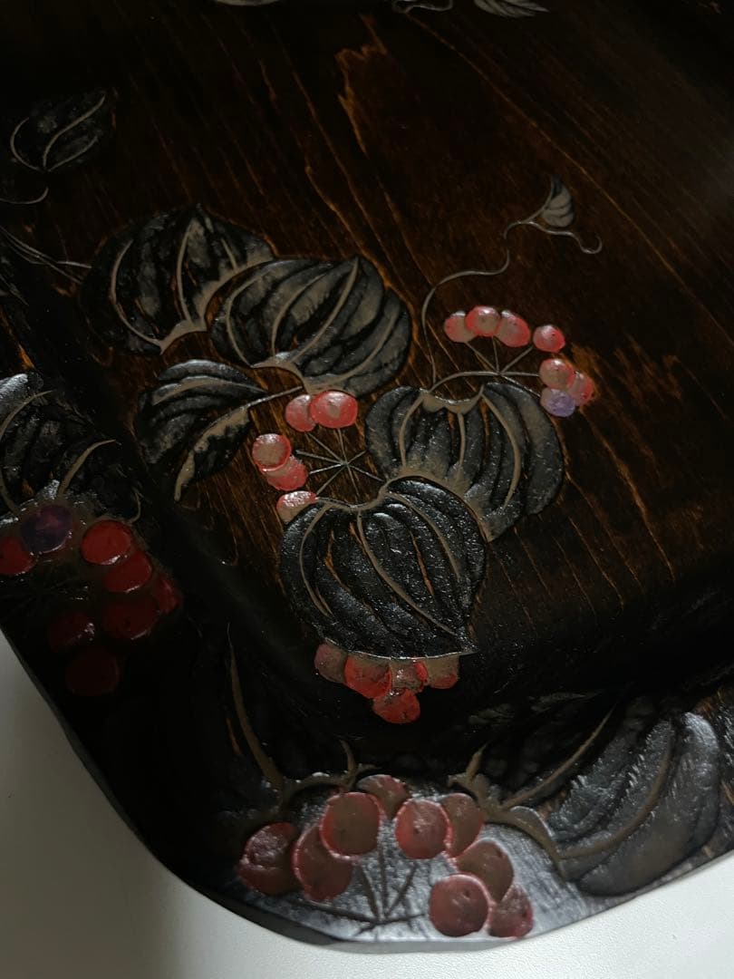 《草木彫》川添日記 自然皿 漆器 百年器 神様からの贈りもの