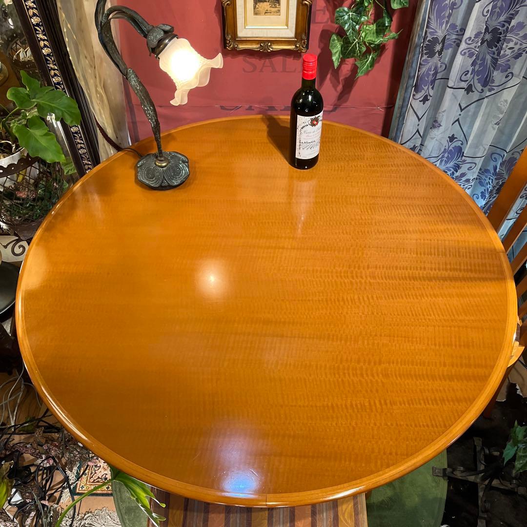 ゆ引き取り価格　カリモク　チターノ　スタイリッシュモダン　ラウンドテーブル