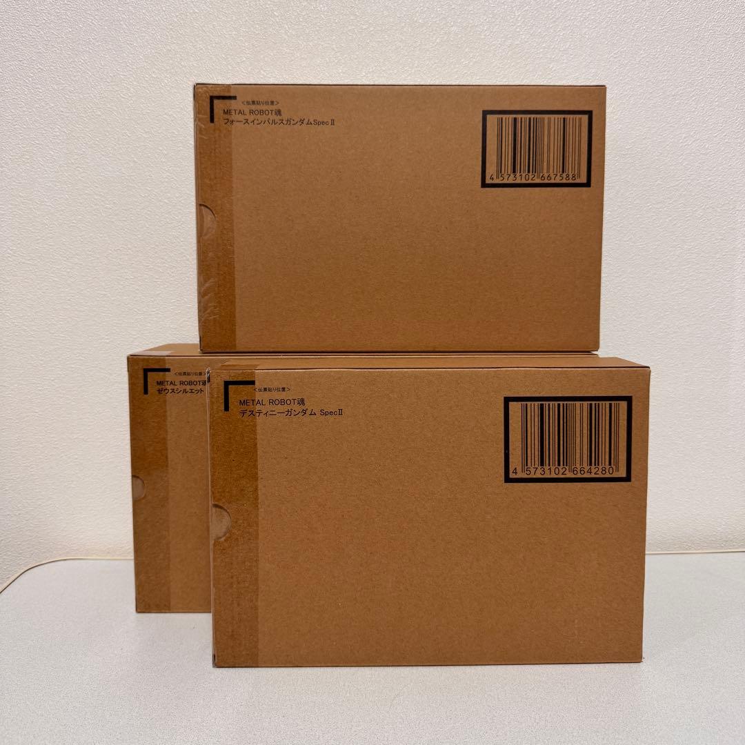 LROBOT魂 デスティニー、フォースインパルス2、ゼウスシルエット3体