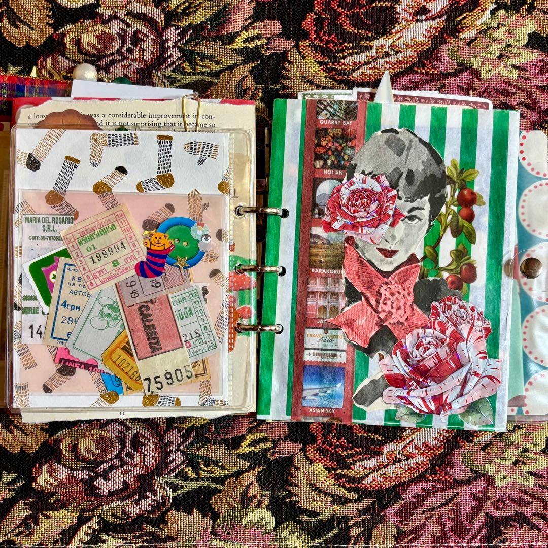 クリスマスおすそ分けファイル　ジャンクジャーナル　コラージュ素材