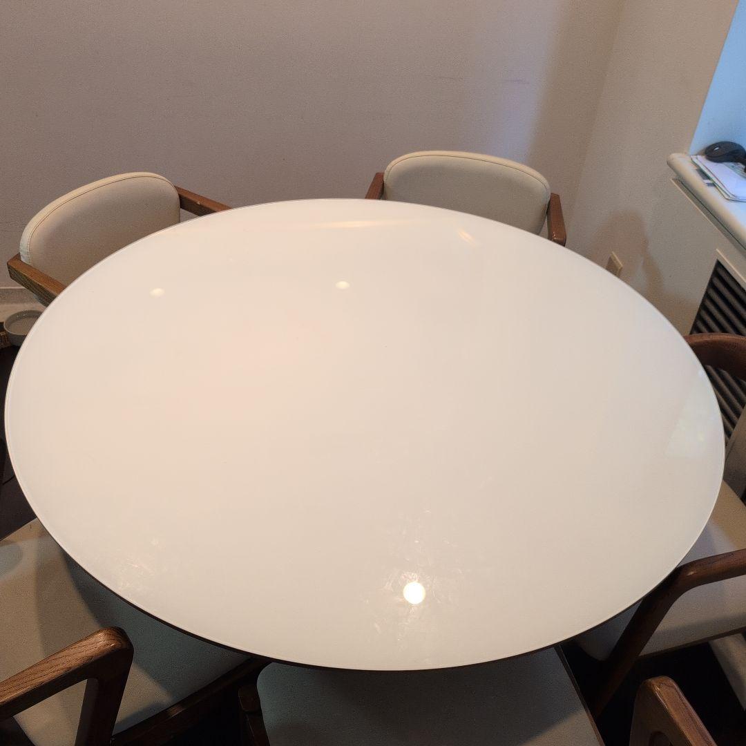 【サニー様限定】Armonia円形ホワイトダイニングテーブル