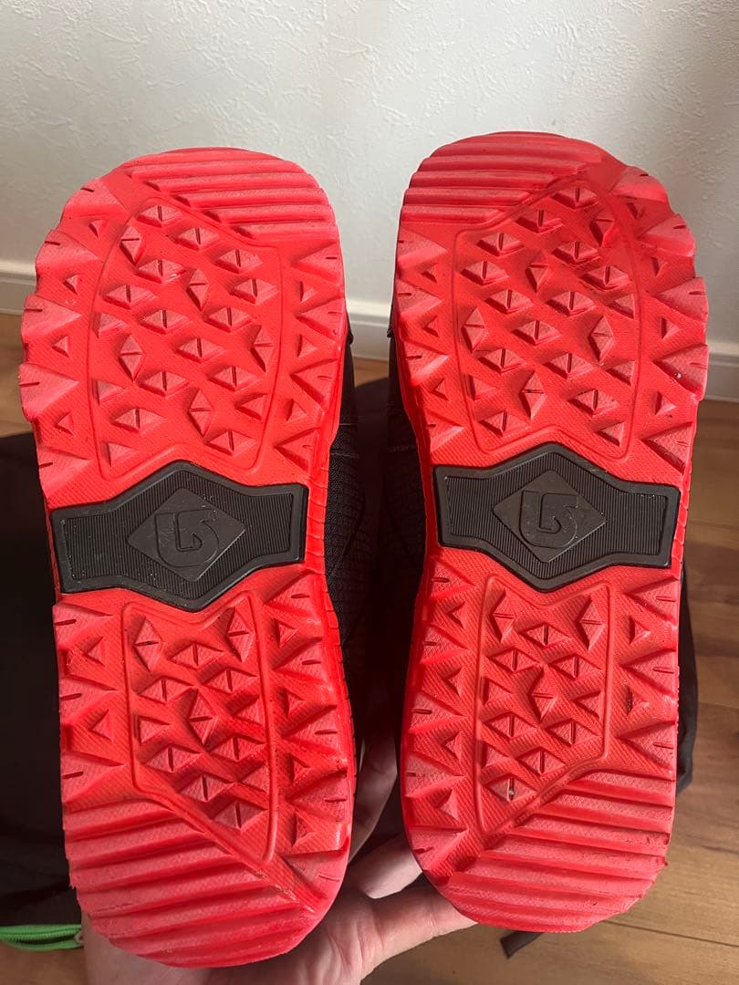 BURTON スノーボードブーツ ブラック/レッド