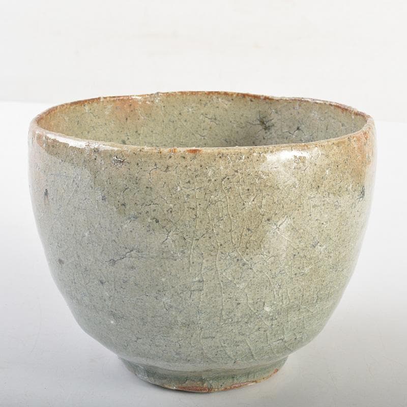 茶道具 登窯 木村盛和作 自然灰釉 茶碗 共布共箱 C R7477 - メルカリ