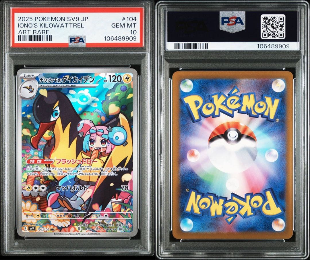 パドルパートナーズar psa10 12連番　ポケモン　リーリエ　N ナンジャモ