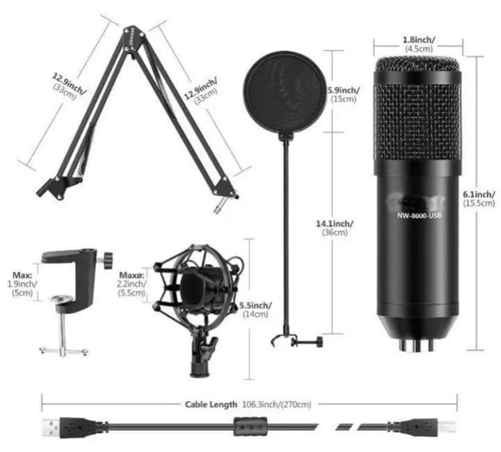 ❤人気YouTuber愛用♪❤生放送やライブ配信用❣プロ用コンデンサーマイク