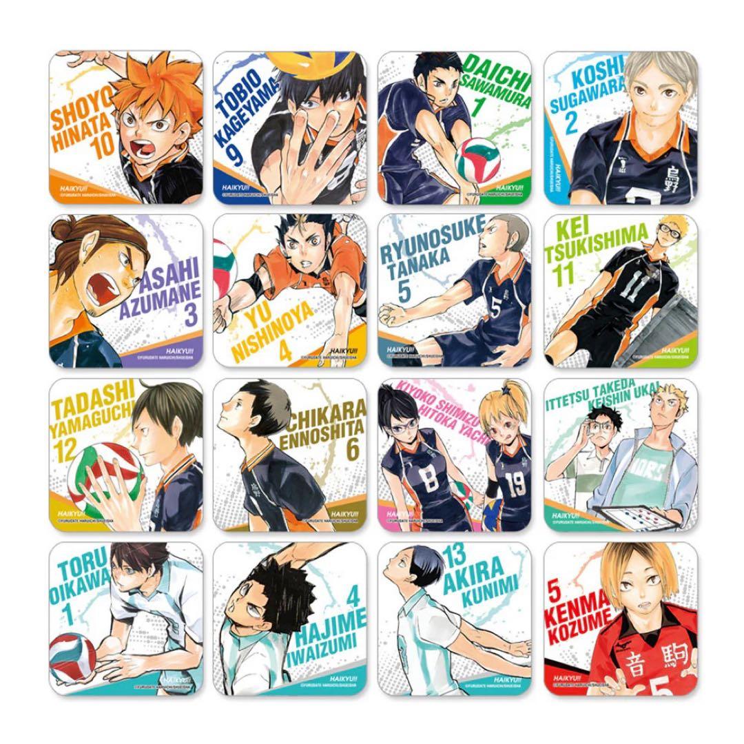新品未開封■『ハイキュー!!』アートコースター(R) 第1弾 全種セット BOX