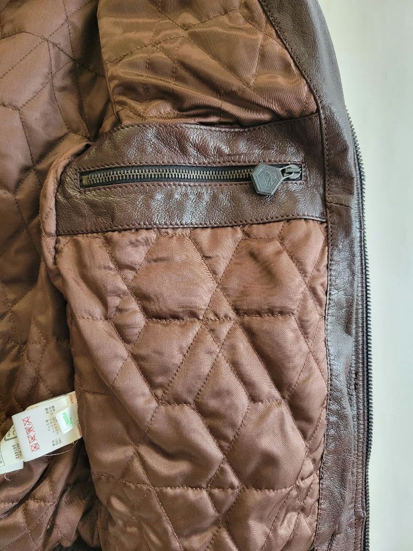 PUMA プーマ レザージャケット S ルドルフダスラー 革ジャン ライダース