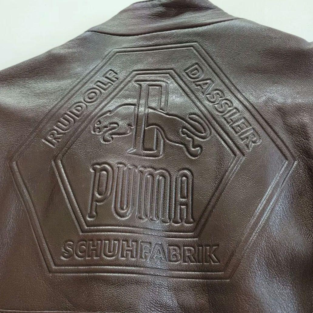PUMA プーマ レザージャケット S ルドルフダスラー 革ジャン