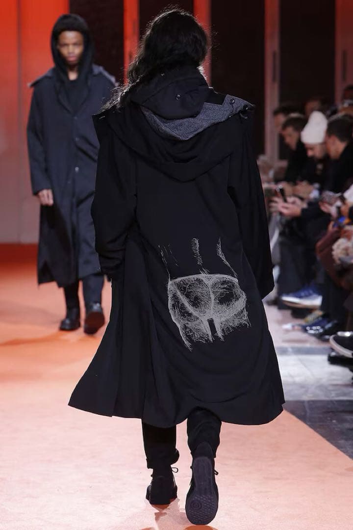 ヨウジヤマモト プールオム 18AW Double Hooded ドレスコート