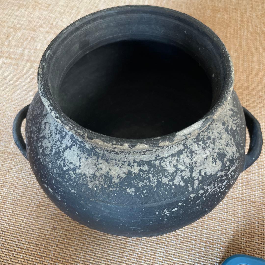 中国古美術 黒陶 壺 竜山文化 Chiping Black Pottery