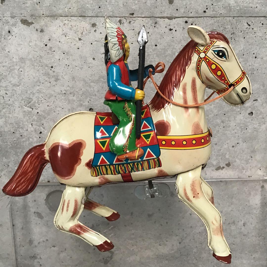 50年代 ブリキのおもちゃ 『 アパッチライダー』 日本製 美品