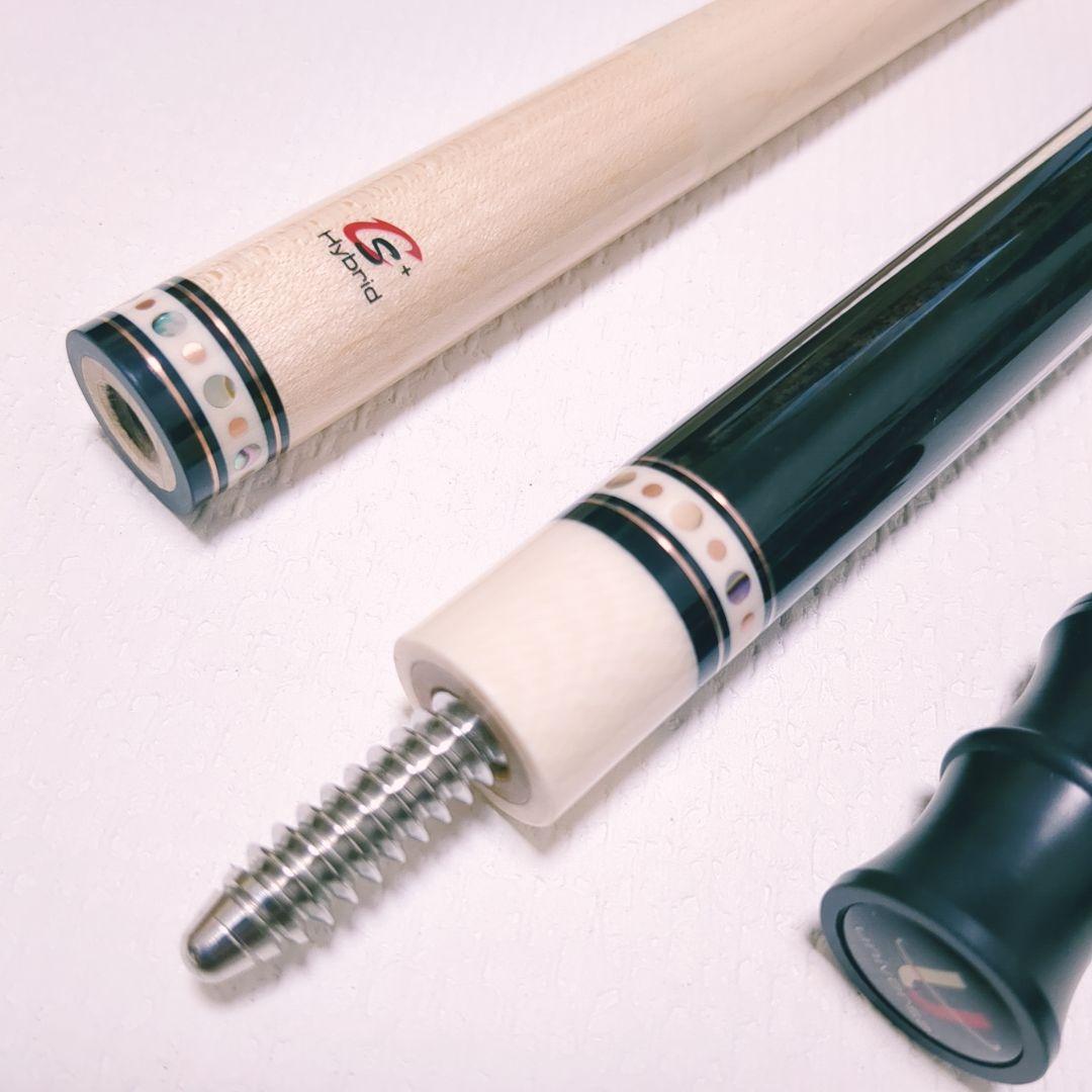 ゆき★高性能★ユニバーサルキュー★CS+ Hybridシャフト★本トカゲ