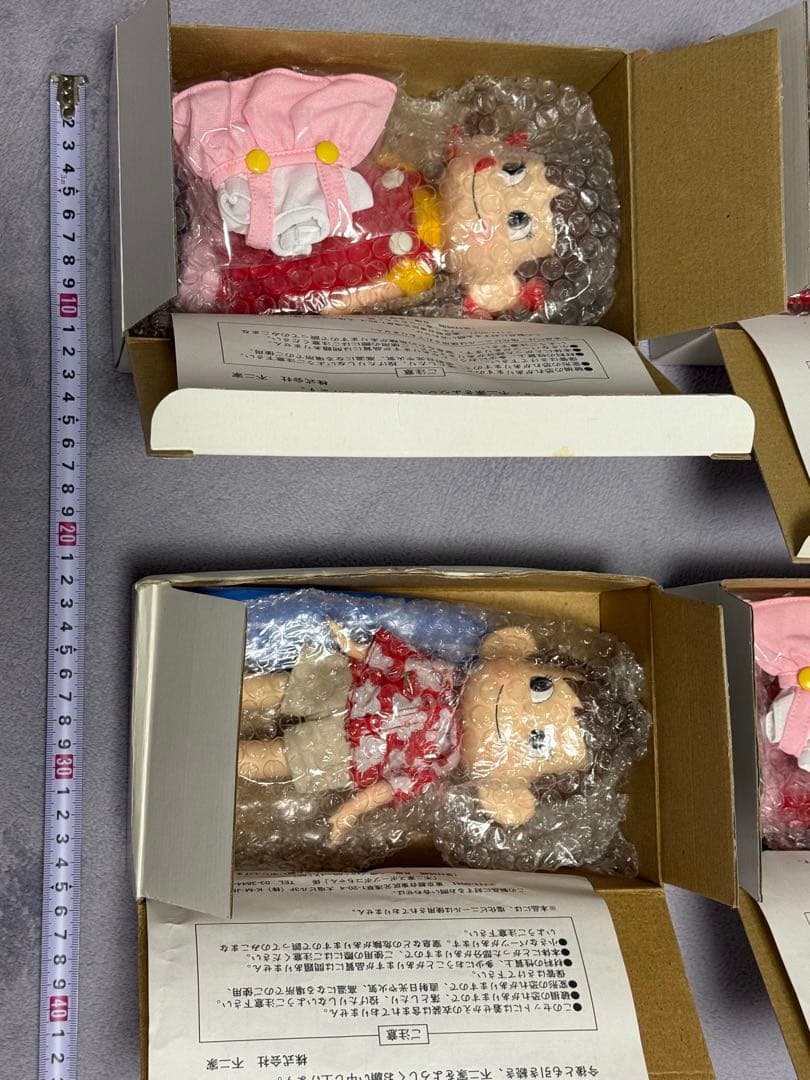 不二家　ペコちゃん着せかえ人形　5体　スポーツポコちゃん人形　1体　6体セット