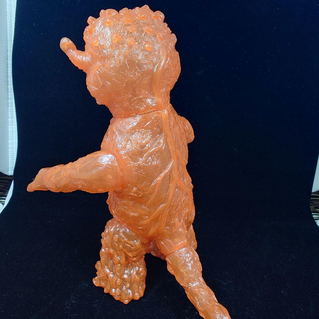 状態良】エレガブ ドクロ怪獣シリーズ ヒトゴミラ オレンジ クリア成型