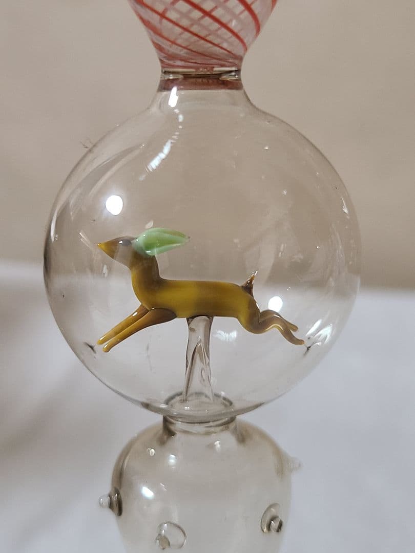 1930年頃オーストリアビミニグラス 鹿