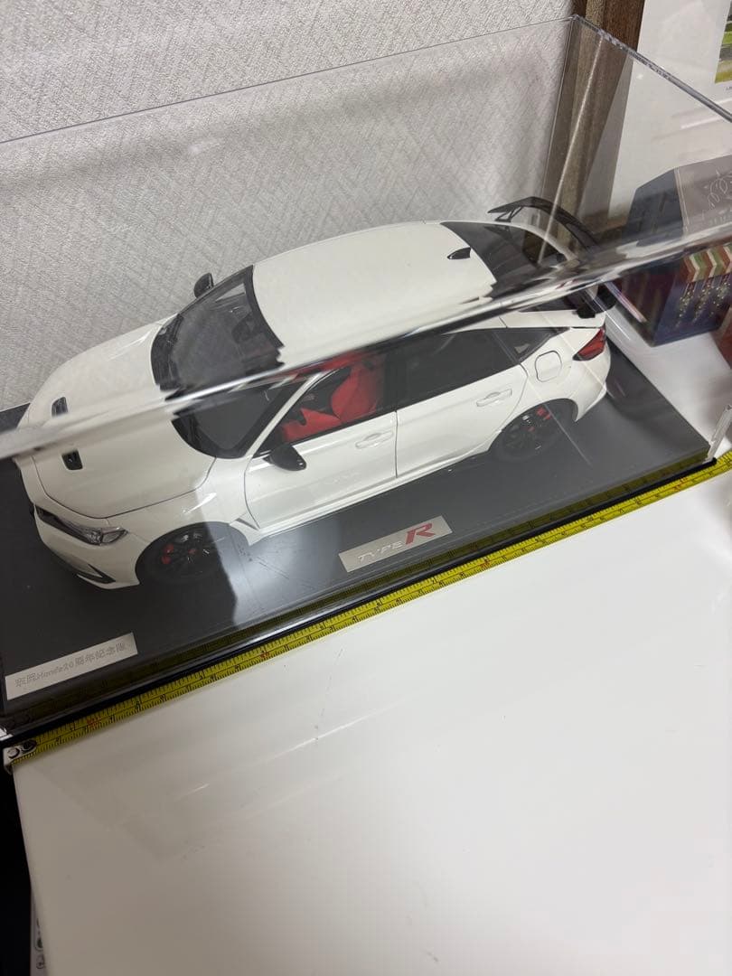 【美品】1:18 Honda Civic TYPE-R モデルカー　ホワイト