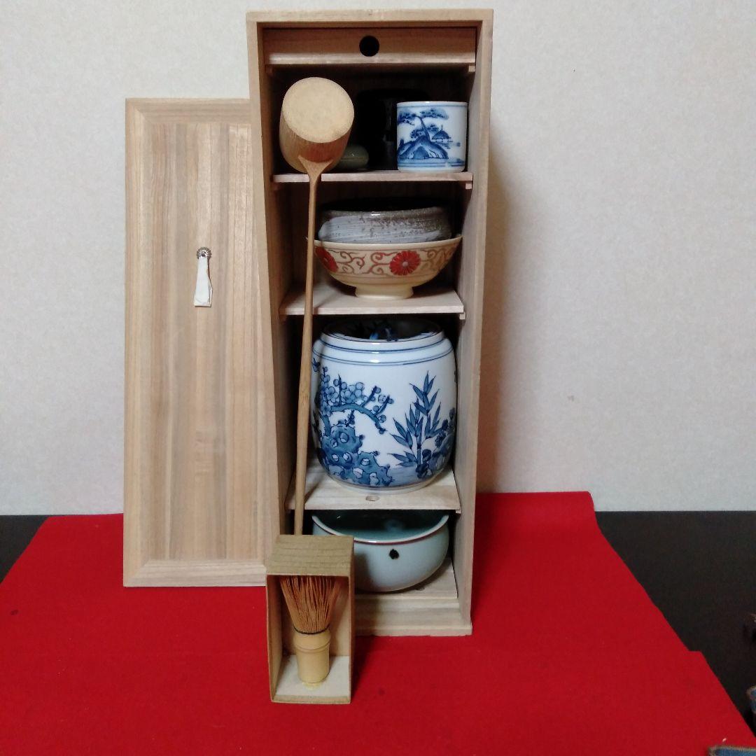 お稽古用最適 短冊茶箱