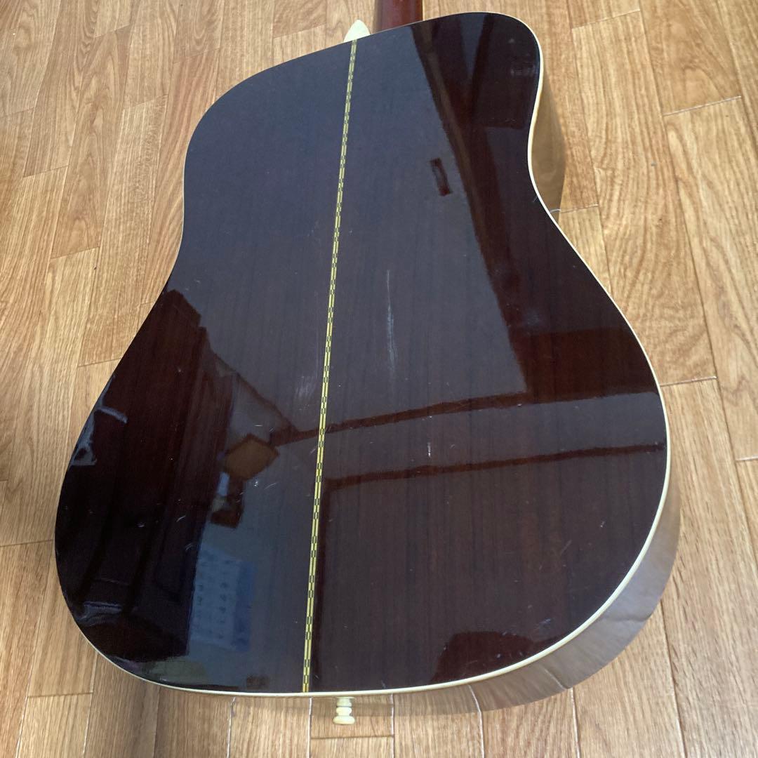 Morris アコースティックギター ドレッドノート　W-20 ケース、弦付