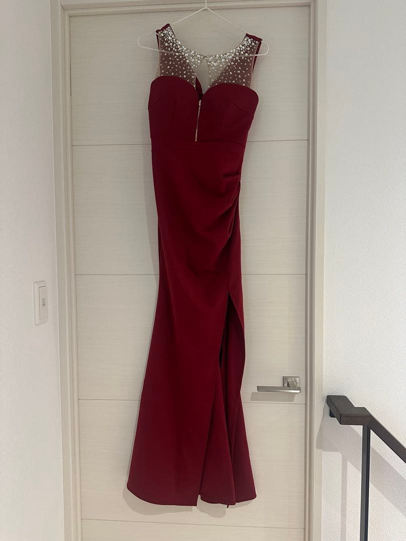 ジュエルズ　ロングドレス　M