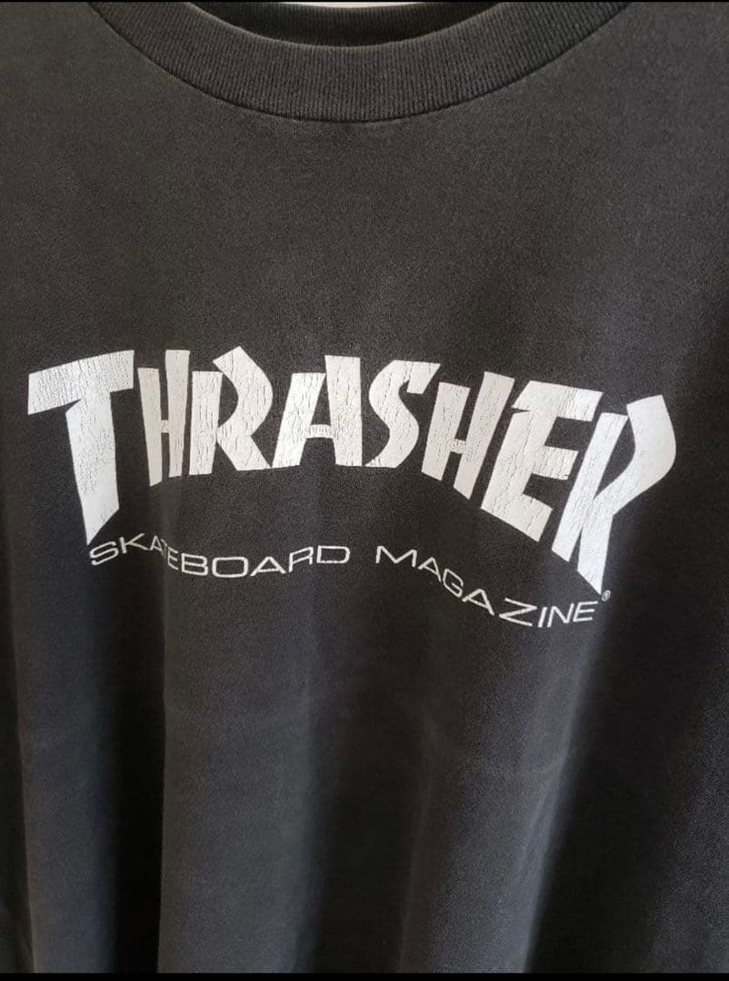スラッシャー THRASHER Tシャツ ヴィンテージ 黒 ONEITA