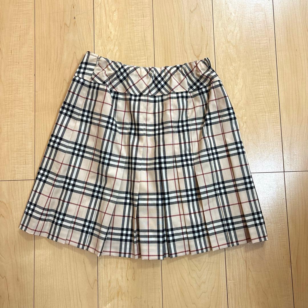 美品✨️BURBERRY♡バーバリー チェック スカート フォーマル 160A