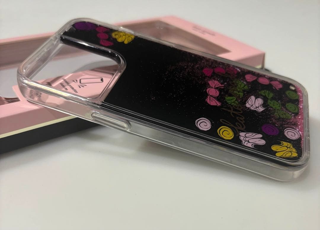 ☆SALE☆KATE SPADE iPhone13Proケース ブラックマルチ