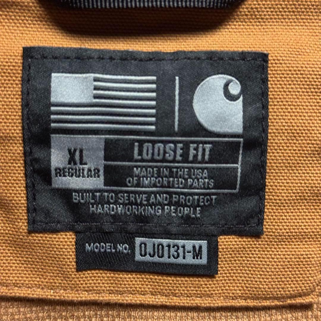 545【希少なXL】カーハート　ダック地　人気モデル　アクティブジャケット