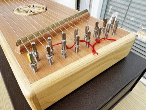 美品 真琴 16弦 専用ケース付き ヒーリング 神具 真麻