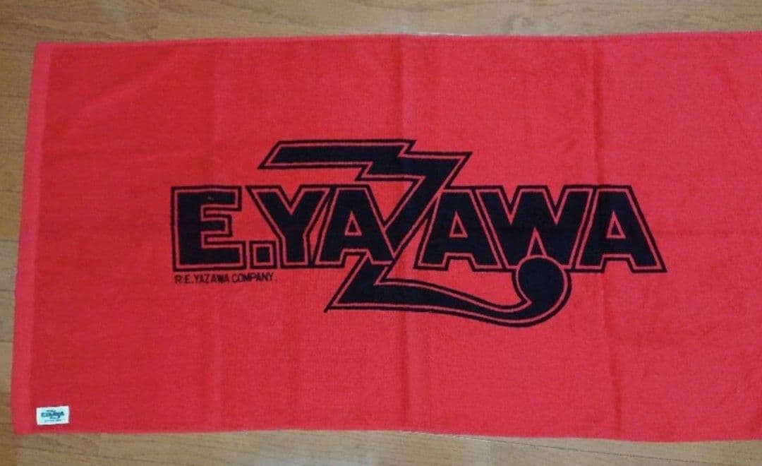 矢沢永吉さん カンパニータオル 赤 黒ロゴ 初代物 左下タグあり - メルカリ