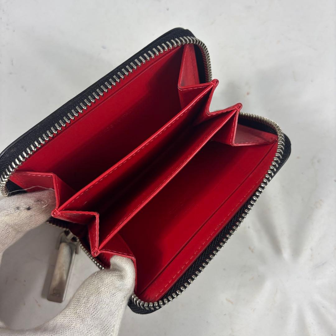 クリスチャンルブタン スタッズ レザー ケース カードケース ウォレット