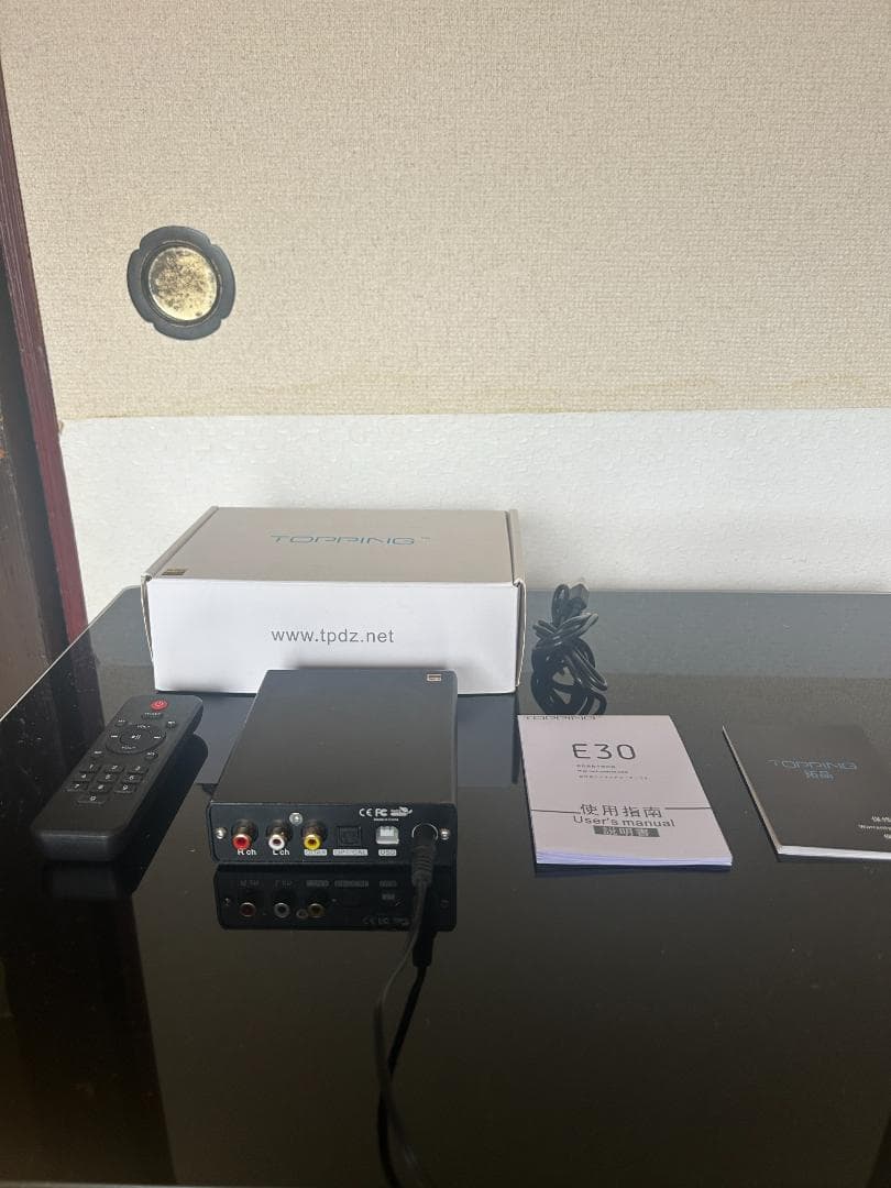 ○TOPPING E30 USB DAC ブラック 動作確認済み