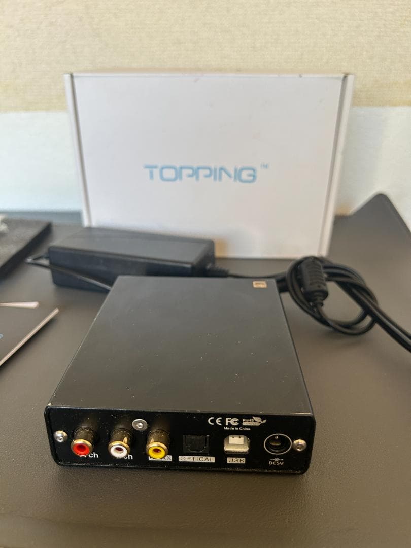 ○TOPPING E30 USB DAC ブラック 動作確認済み