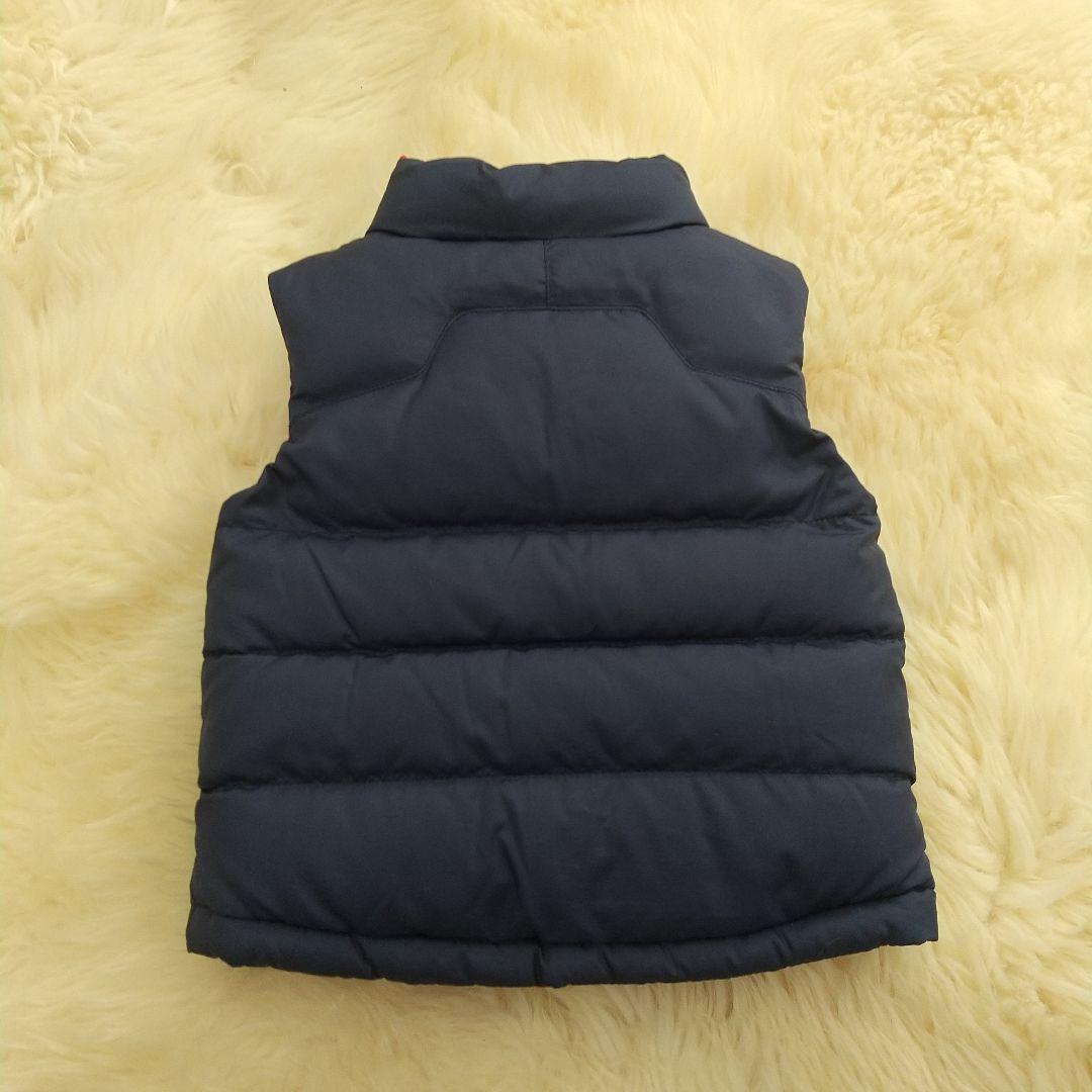 新品タグ付き☆ ラルフ・ローレン ダウンベスト 赤×ネイビー リバーシブル