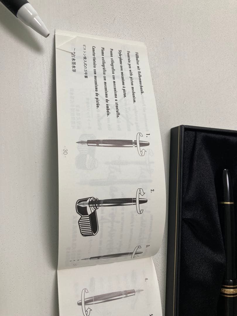 25～30年くらい前のピストン吸入式万年筆 モンブラン