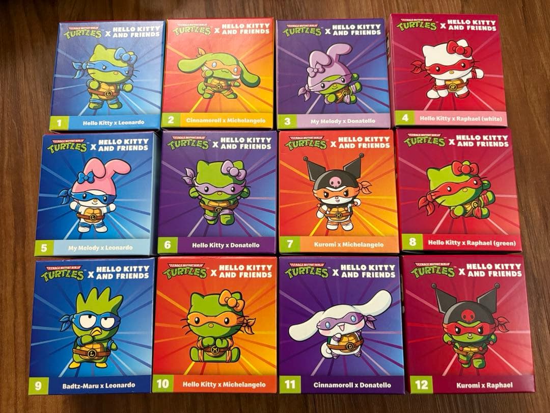 新品】 全12種 マクドナルド サンリオ × タートルズ 新品未開封】 全12