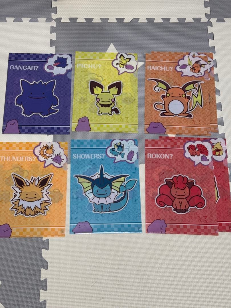 ポケモン へんしん！メタモンクリアファイルセット 15種 24枚 非売品