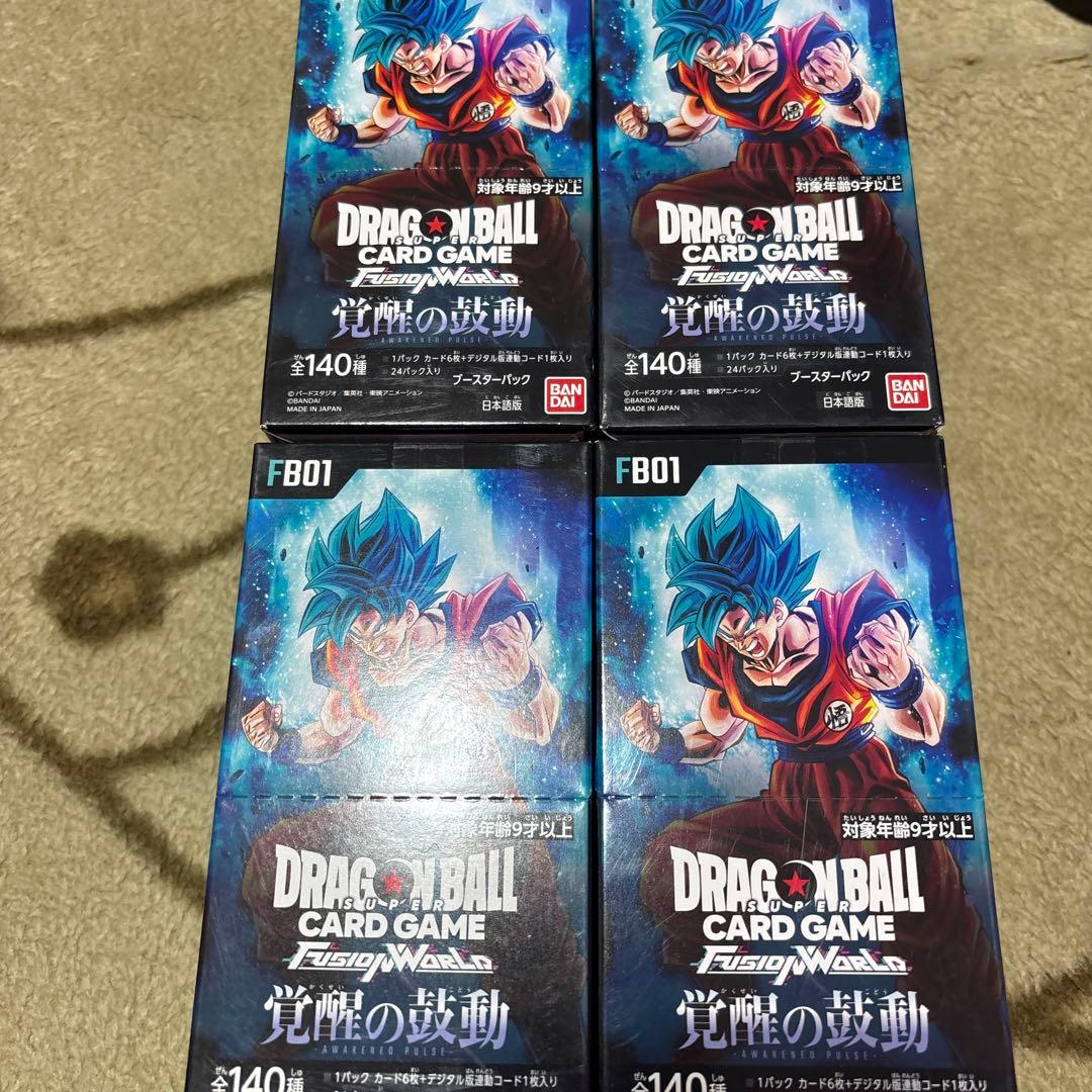 ドラゴンボールカードゲーム 新品未開封 覚醒の鼓動 4BOX - メルカリ