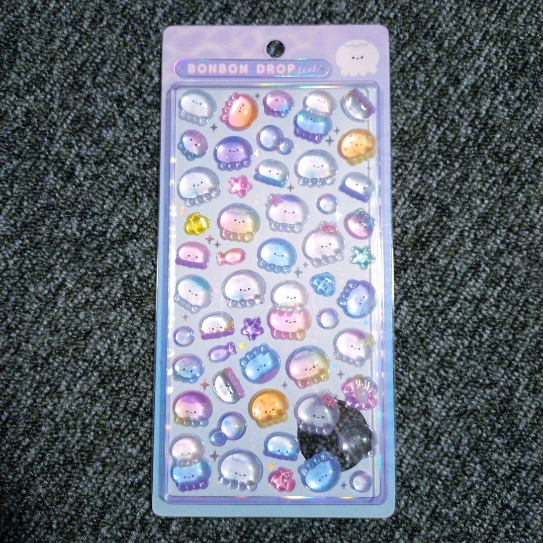 ボンボンドロップシール くらげ 水族館 - メルカリ