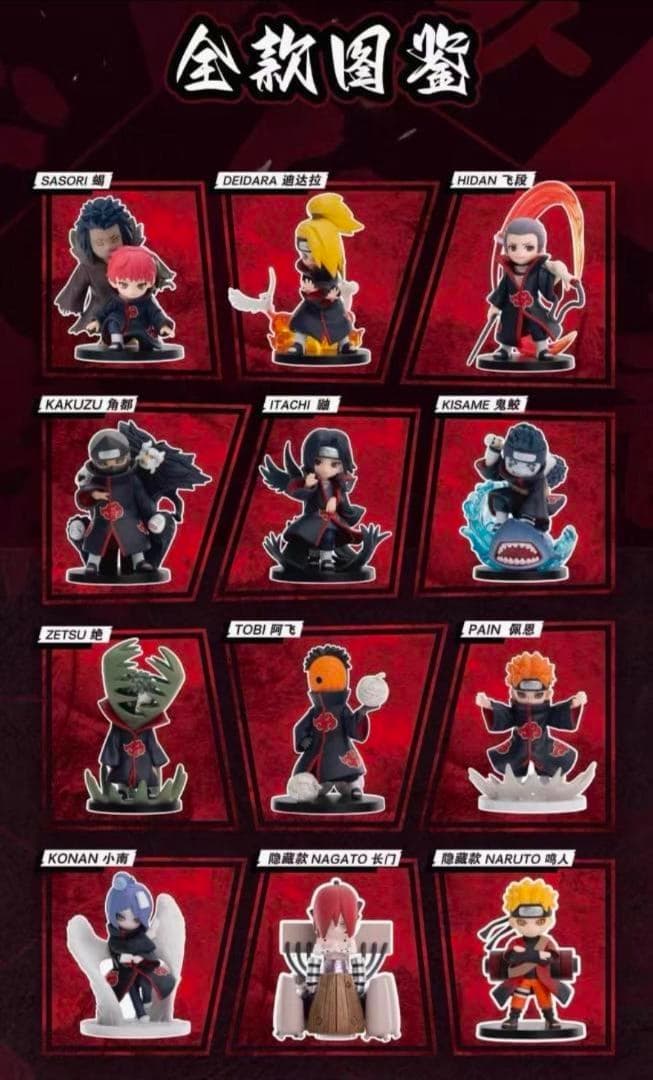 新品 POPMART正規品 NARUTO 暁 フィギュア 1BOX 10体セット - メルカリ