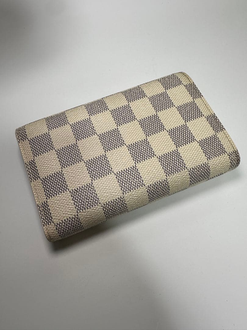 LOUIS VUITTON ダミエ・アズール 二つ折り財布の通販｜elegannews.com